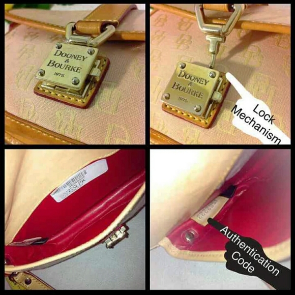 Dooney and Bourke Push Lock Wristlet Wallet - Picture 3 of 4